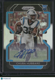 Chuba Hubbard 2022 Panini Chronicles Prizm #PB-24 RC