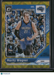 Moritz Wagner 2025 Panini Donruss Optic #66 Gold Velocity /10