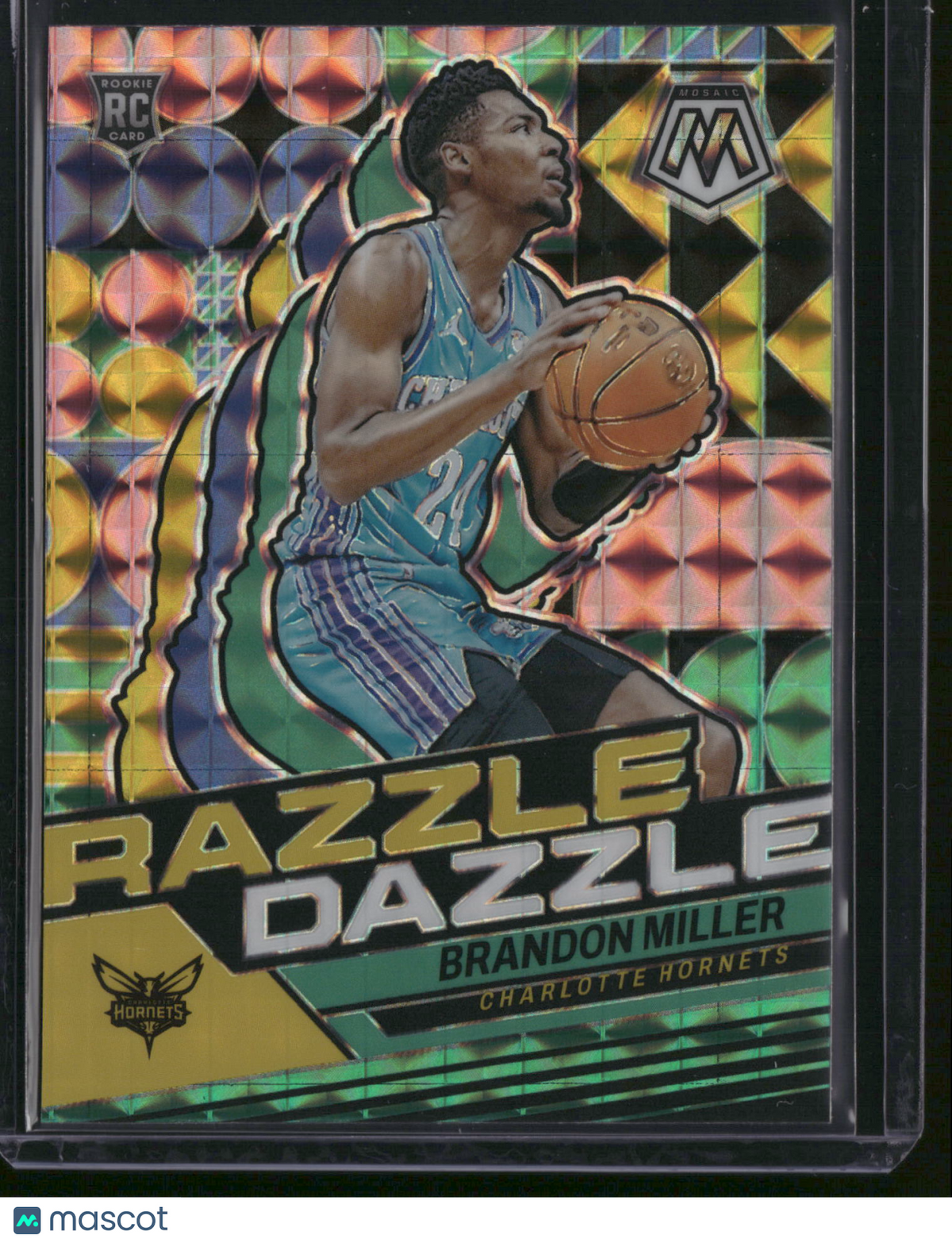 Brandon Miller 2024 Panini Mosaic Razzle Dazzle #11 RC
