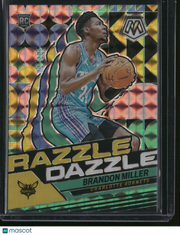 Brandon Miller 2024 Panini Mosaic Razzle Dazzle #11 RC