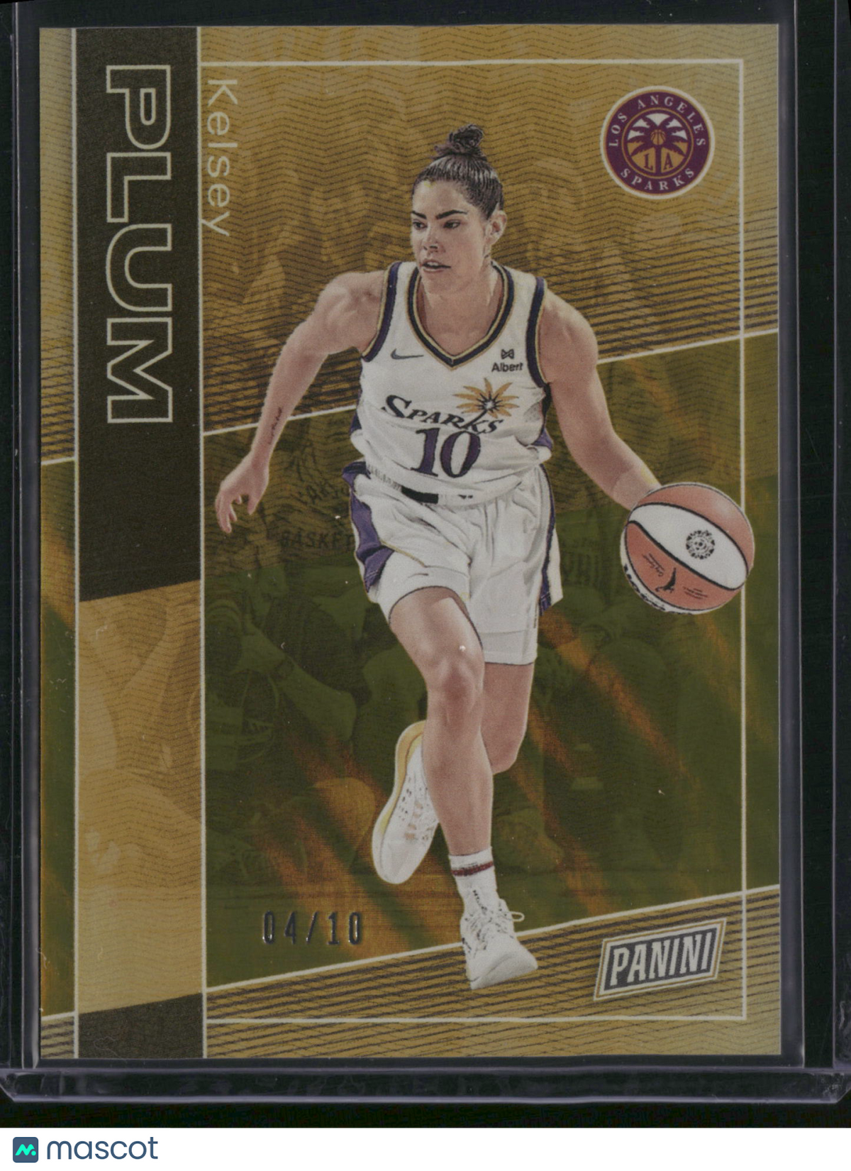 Kelsey Plum 2025 Panini The National #6 Gold /10