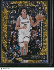 Jaylen Wells 2025 Panini Select Prizm Courtside #267 Gold Circles /10