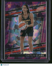 Caitlin Clark 2024 Panini Prizm The National VIP #RC9 Purple Mosaic /49 RC