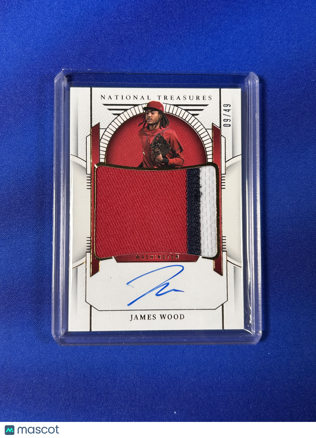 James Wood 2024 Panini National Treasures #PMS-JW /49 Patch Memorabilia