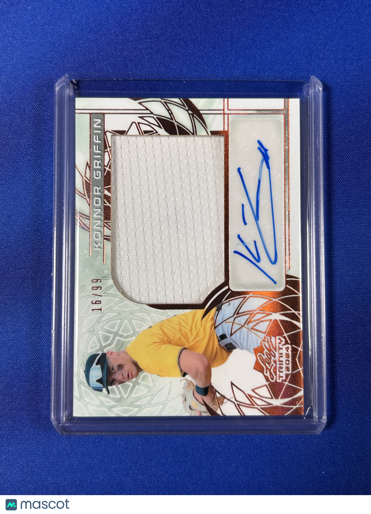 Konnor Griffin 2024 Leaf Trinity #PA-KG1 /99 Patch Memorabilia