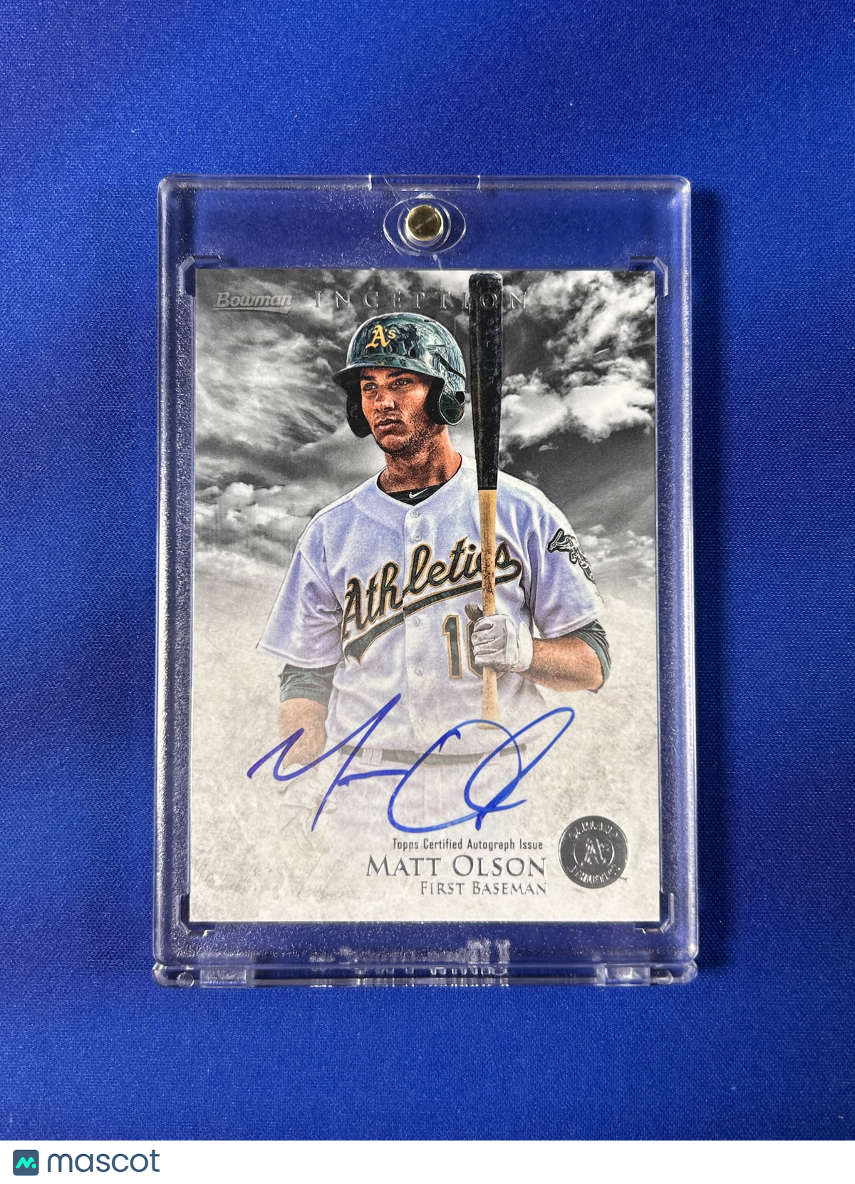 Matt Olson 2013 Bowman Inception #PA-MO Prospect Autograph
