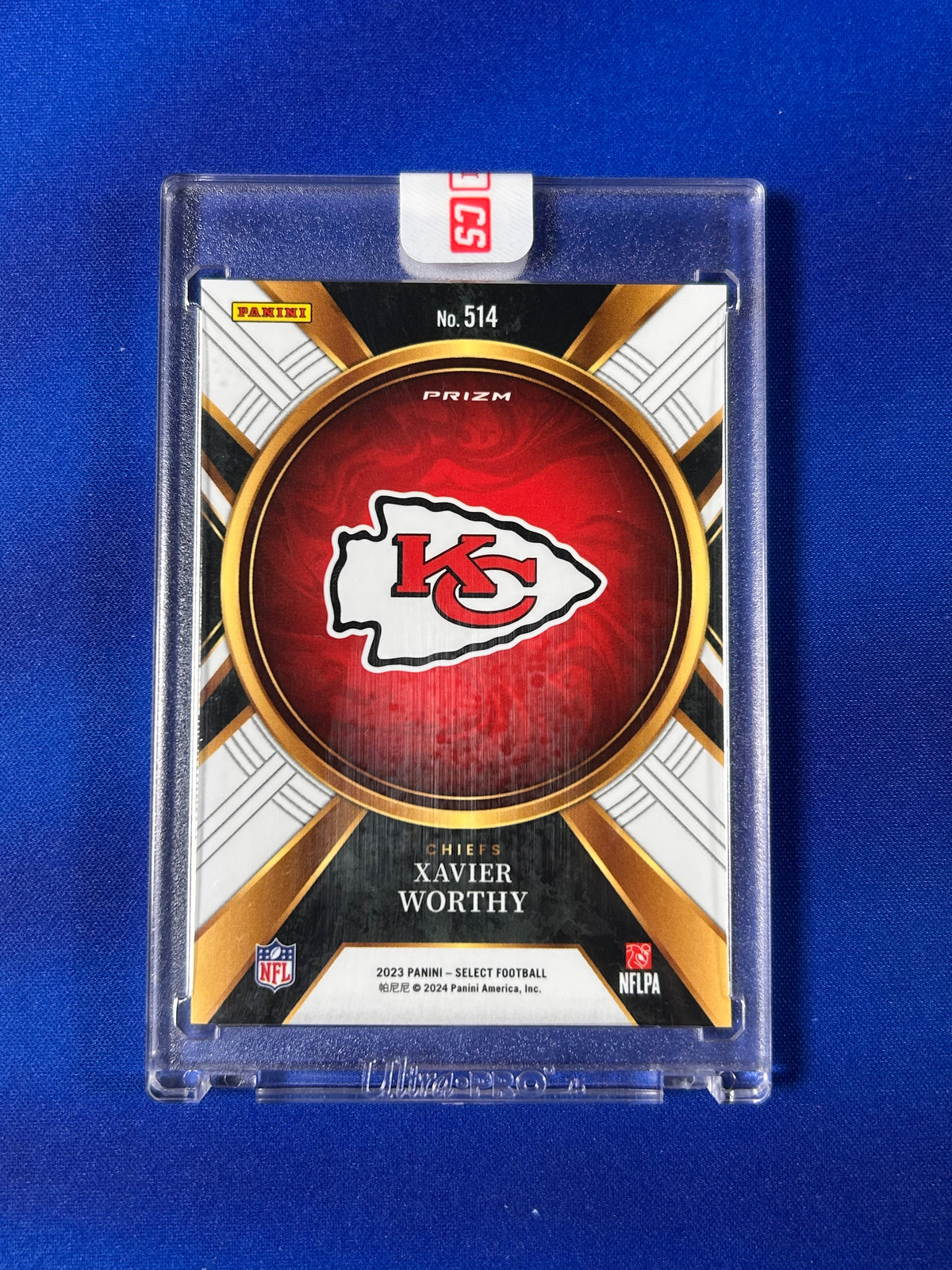 Xavier Worthy 2024 Panini Select Prizm #514