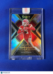 Xavier Worthy 2024 Panini Select Prizm #514