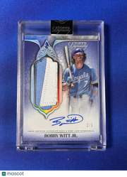 Bobby Witt Jr. 2025 Topps Dynasty #DAPB-BW4 /5 Patch Game-Used Memorabilia