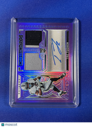 Tre Tucker 2024 Panini Obsidian Football #RJI-TTU Purple /30 RC Memorabilia