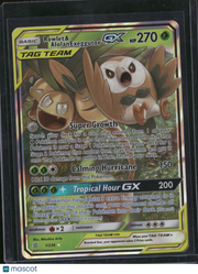 2019 Unified Minds Rowlet & Alolan Exeggutor GX Holo Rare #1/236