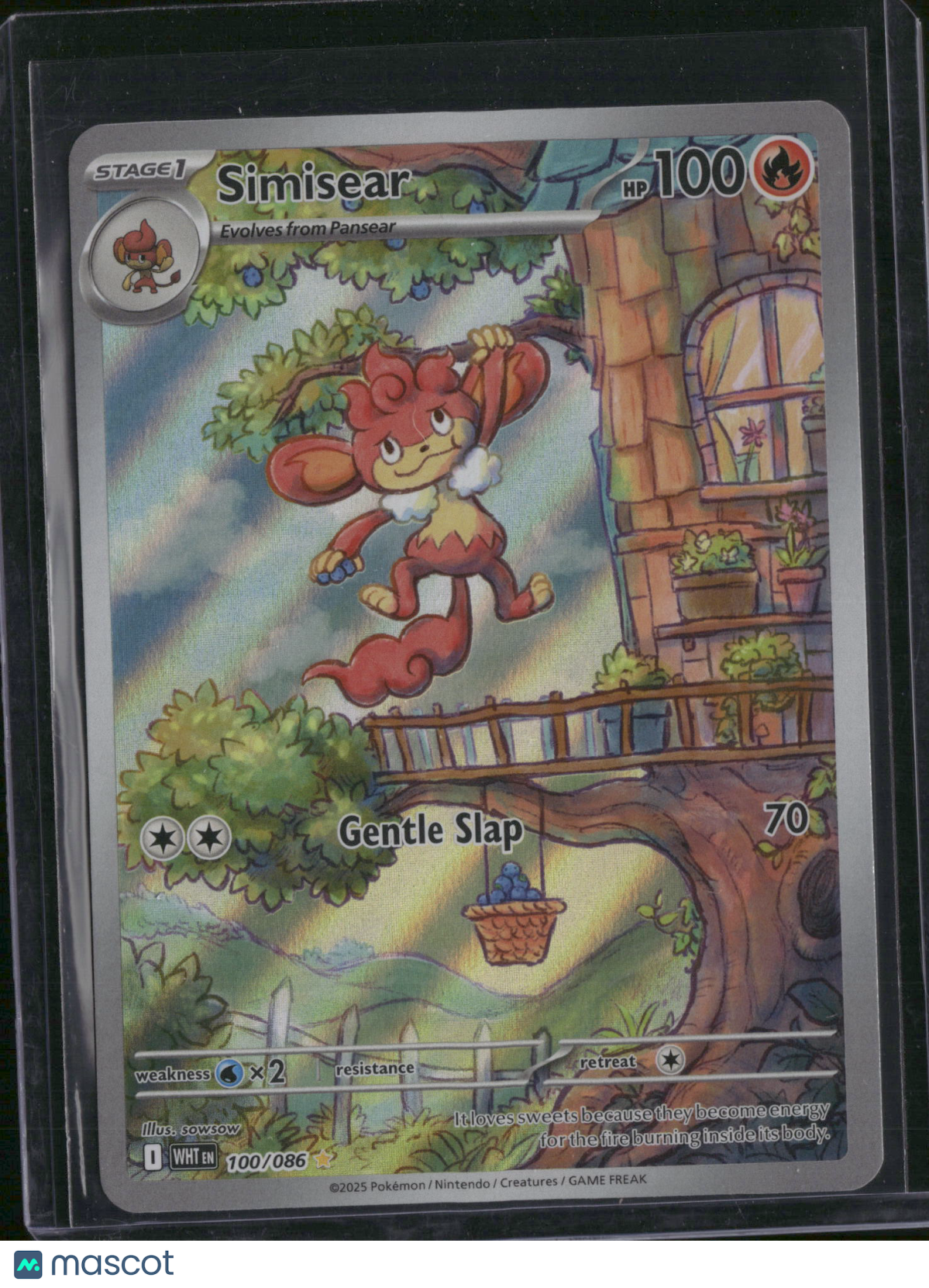 2023 Scarlet & Violet Simisear Holo Secret Rare #100/86
