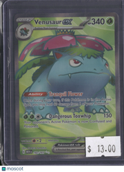 2023 Scarlet & Violet 151 Venusaur EX Holo Secret Rare FA #182/165