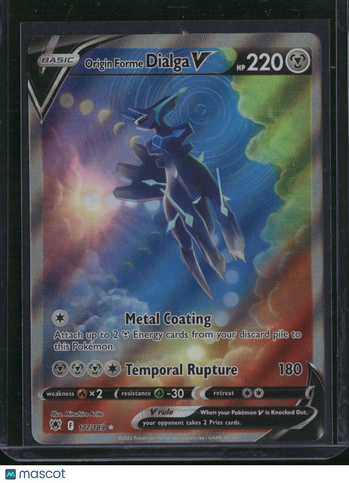 2022 Astral Radiance Origin Forme Dialga V Holo Rare SR FA #177/189