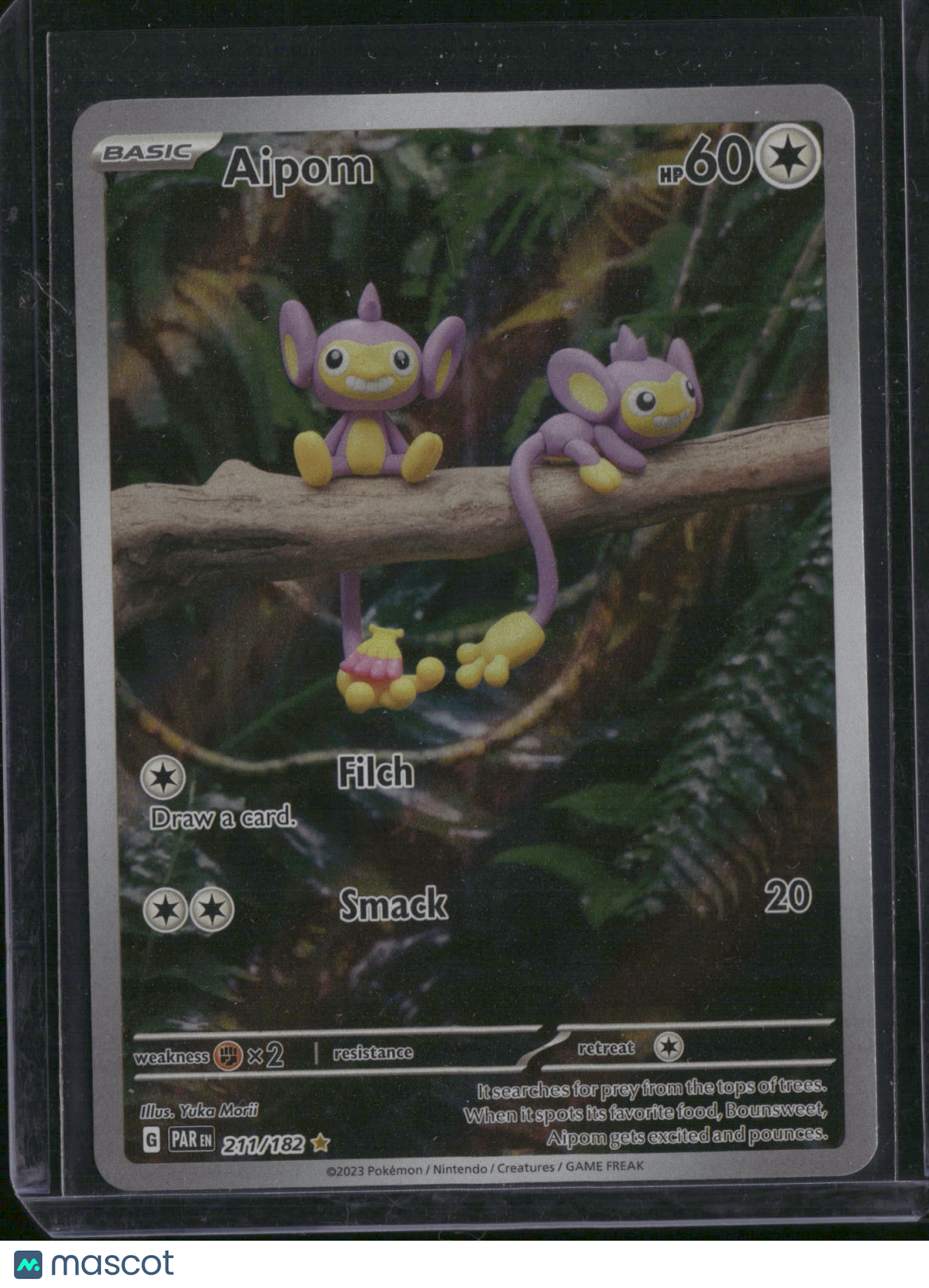 2023 Paradox Rift Aipom Secret Rare #211/182