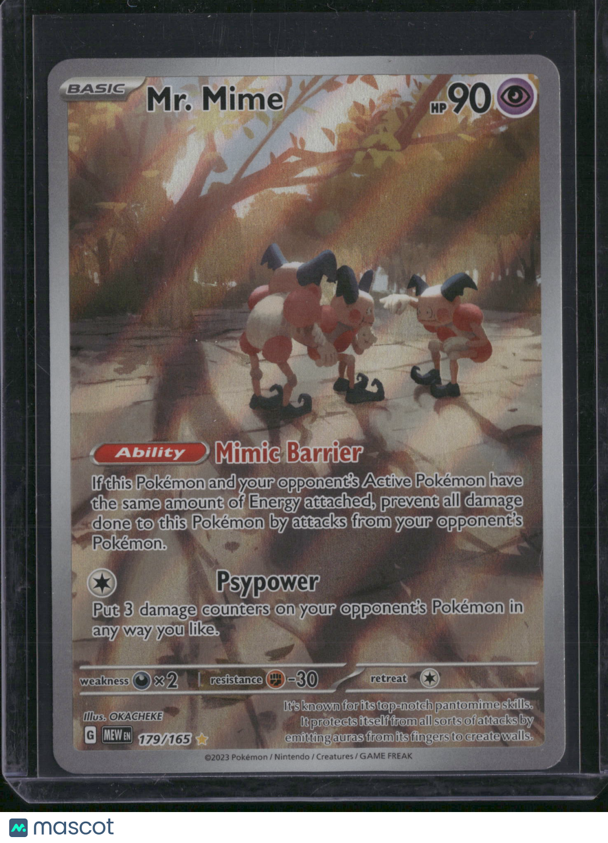 2023 Scarlet & Violet 151 MR. Mime Holo Secret Rare #179/165