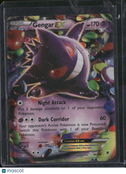 2014 Phantom Forces Gengar EX Holo Rare #34/119