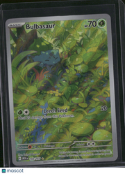 2023 Scarlet & Violet 151 Bulbasaur Holo Secret Rare #166/165