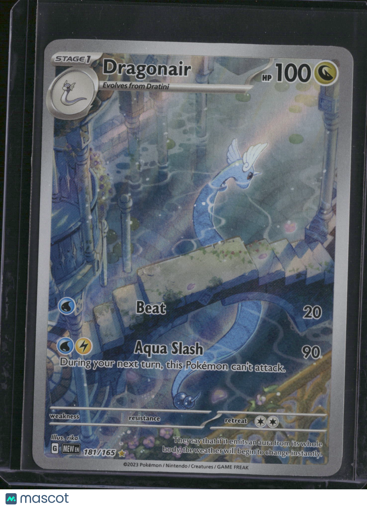 2023 Scarlet & Violet 151 Dragonair Holo Secret Rare #181/165