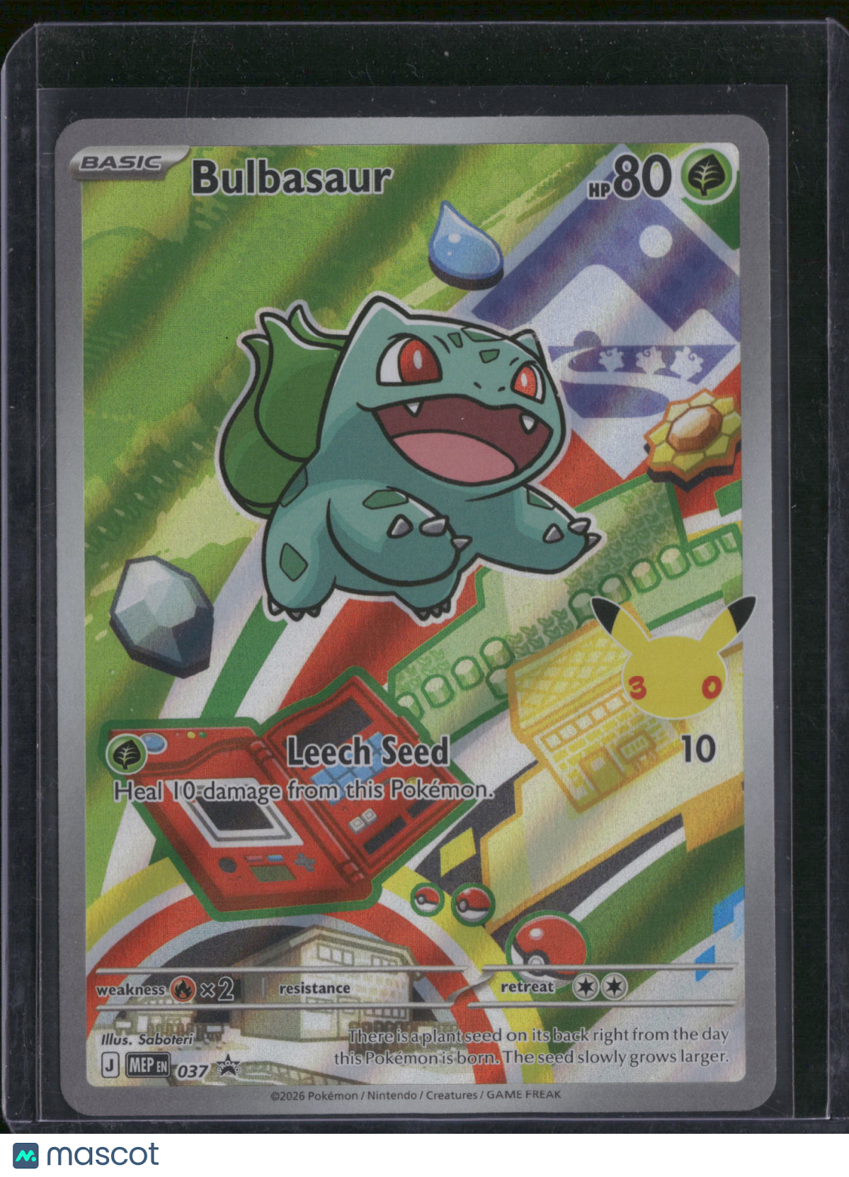 2025 Journey Together Bulbasaur Holo Illustration Rare #037