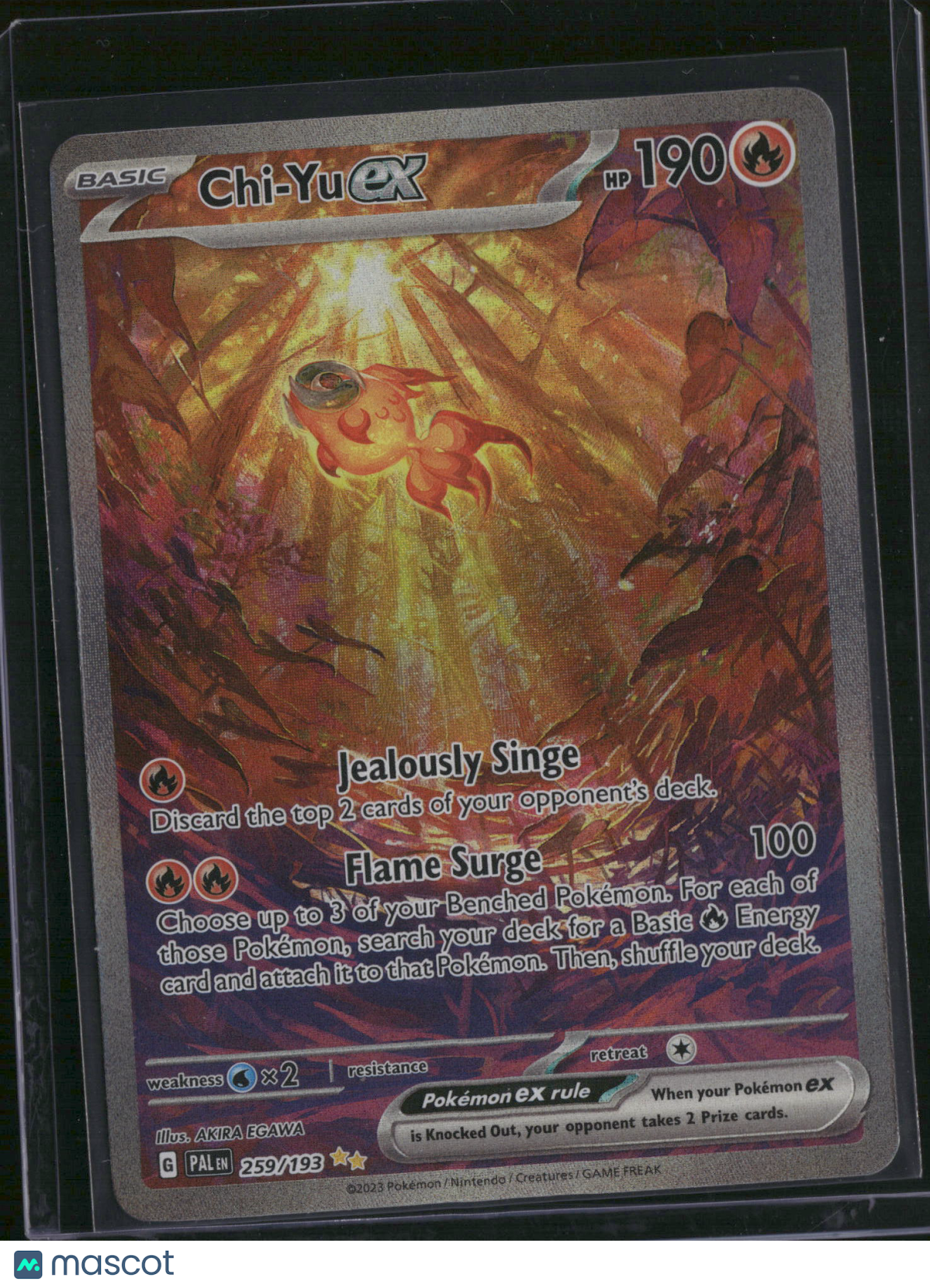 2023 Paldea Evolved Chi-Yu EX Holo Secret Rare SAR #259/193