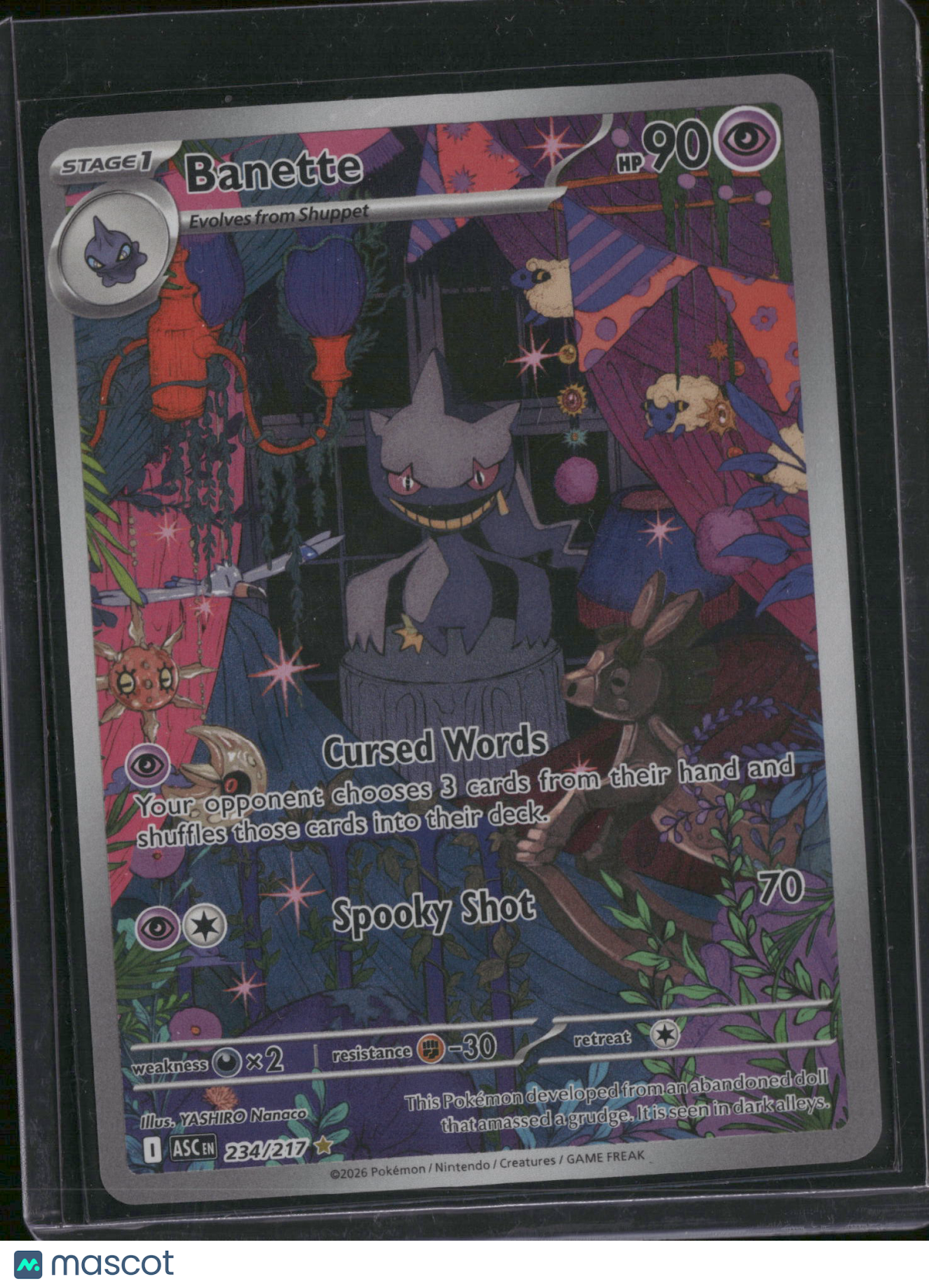 2026 Mega Evolution – Ascended Heroes Banette Holo Secret Rare #234/217