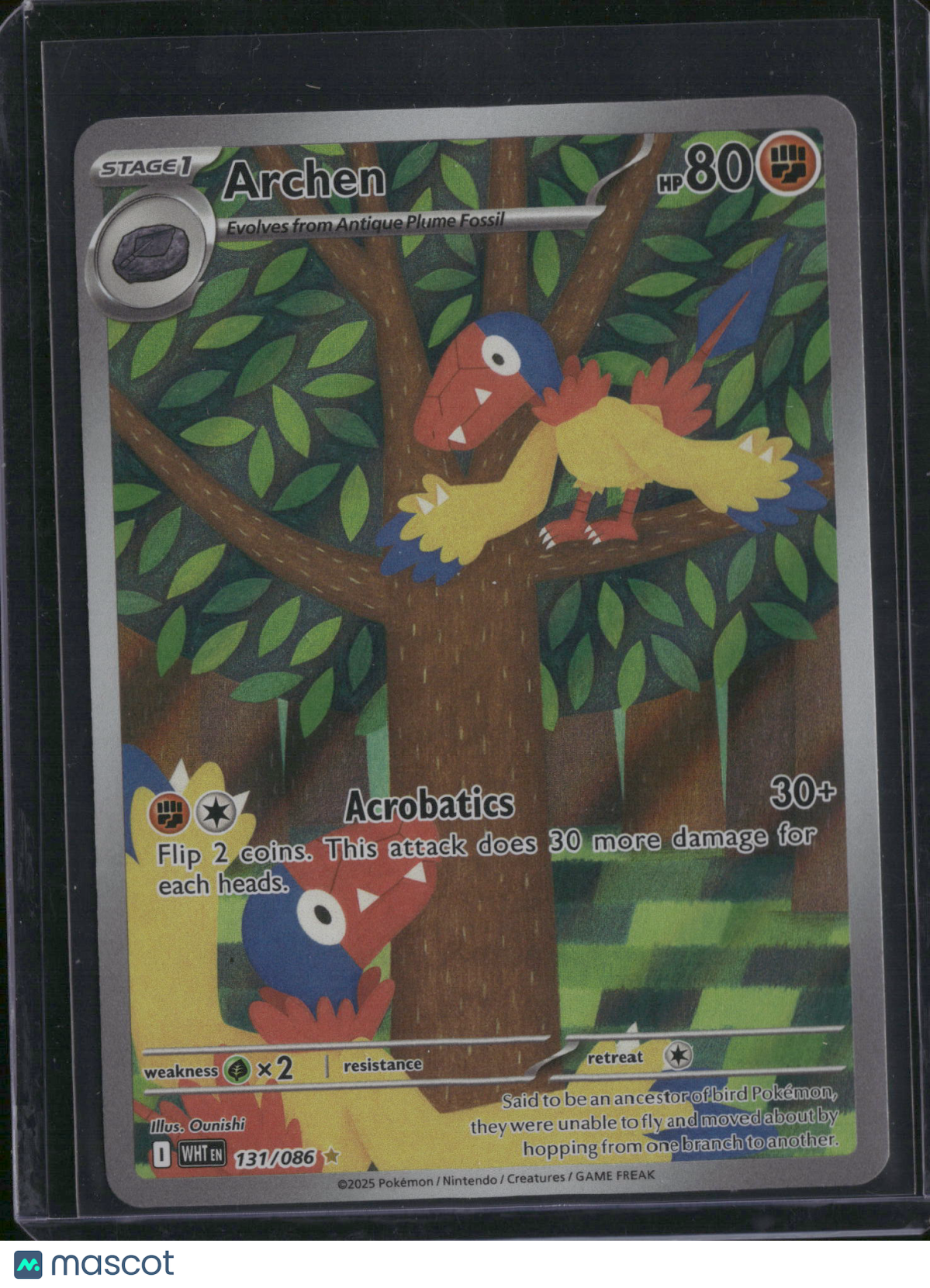 2025 Scarlet & Violet White Flare Archen Secret Rare #131/86