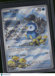 2025 Scarlet & Violet Phantasmal Flames Piplup Holo Secret Rare #98/94