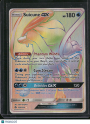 2018 Lost Thunder Suicune GX Rainbow Secret Rare FA HR #220/214