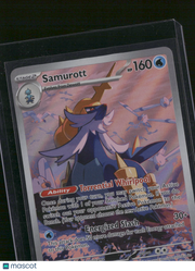 2023 Scarlet & Violet 151 Samurott Holo Secret Rare #180/165