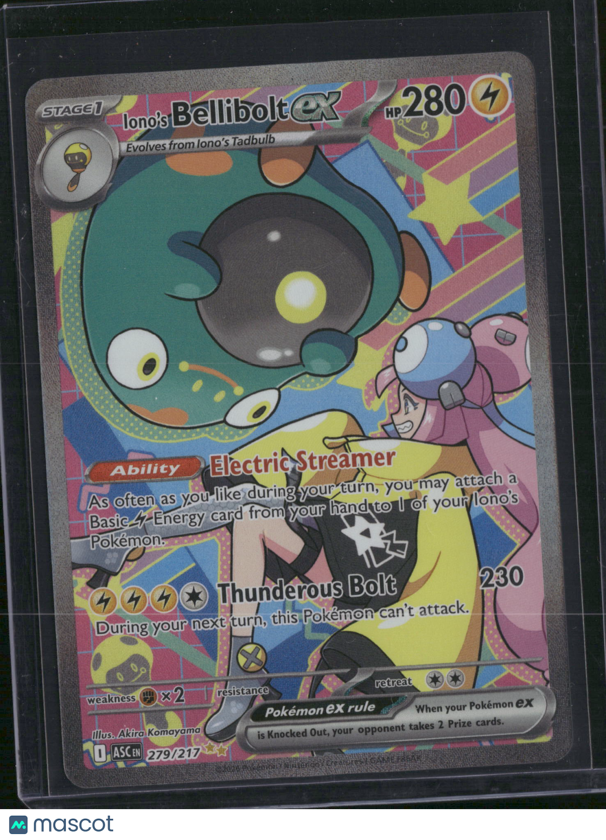 2026 Mega Evolution – Ascended Heroes Iono's Bellibolt EX Holo Secret Rare SAR #279/217