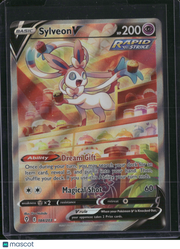 2021 Evolving Skies Sylveon V Holo Rare FA #184/203