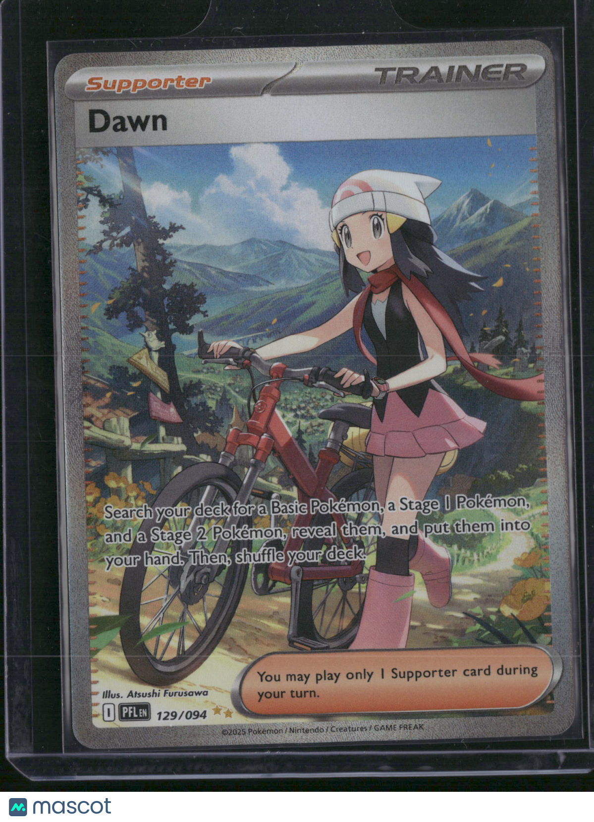 2025 Phantasmal Flames Dawn Holo Secret Rare SAR #129/94