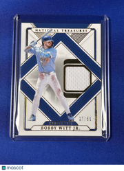 Bobby Witt Jr. 2025 Panini National Treasures Treasured Threads #TT-BW /99 Memorabilia