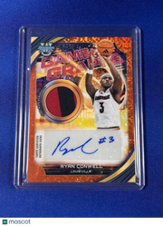Ryan Conwell 2026 Bowman University Best Game Graphs #GG-RC Orange Refractor Patch Game-Worn Memorabilia