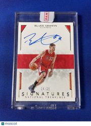 Blake Griffin 2016 Panini National Treasures Signatures #S-BGR /25 Memorabilia