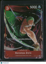 2022 One Piece Card Game Straw Hat Crew Roronoa Zoro Straw Hat Crew Supernovas