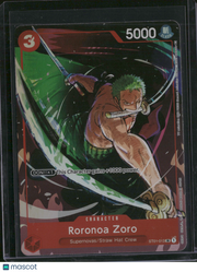 2022 One Piece Card Game Straw Hat Crew Roronoa Zoro Straw Hat Crew ST01-013 Supernovas