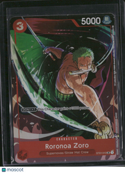 2022 Bandai One Piece Card Game Straw Hat Crew Starter Deck Roronoa Zoro ST01-013
