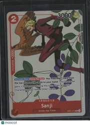 2022 One Piece Card Game Romance Dawn Sanji Parallel Rare Straw Hat Crew