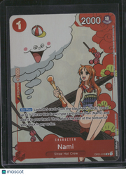 2022 Bandai One Piece Card Game Romance Dawn Nami Alternate Art #OP01-016