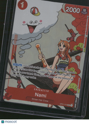 2022 One Piece Card Game Romance Dawn Nami Holo Alternate Art