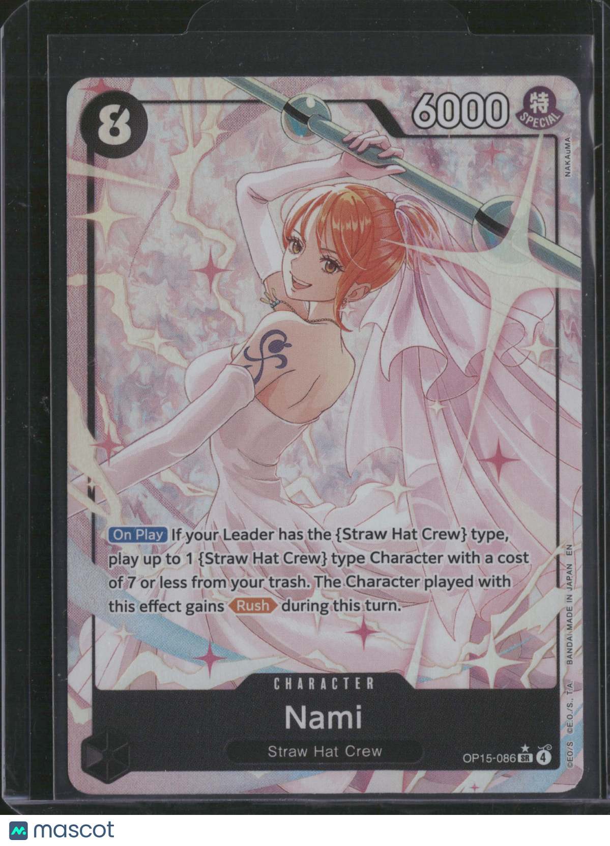 2023 One Piece Card Game Awakening of the New Era Nami Holo Alternate Art Special Illustration Rare