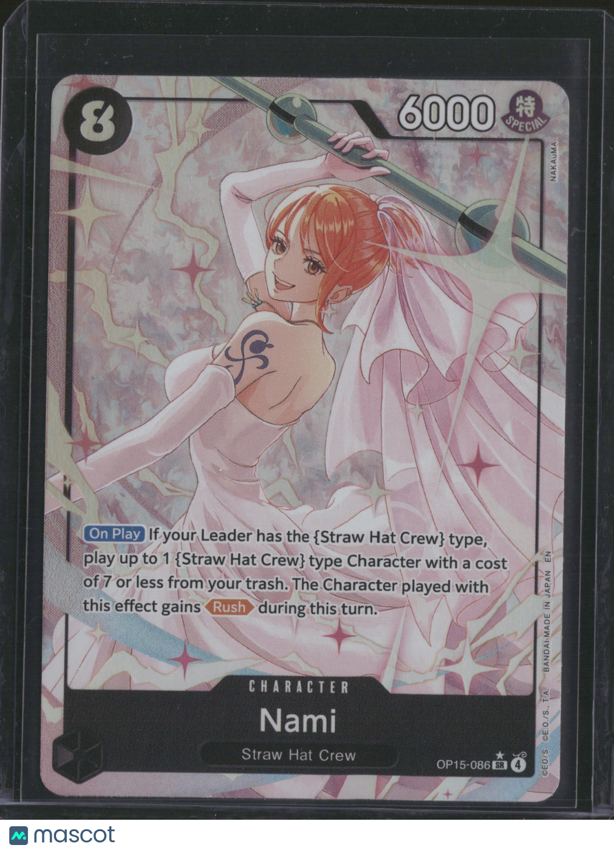 2023 One Piece Card Game Awakening of the New Era Nami Holo Special Card Alternate Art