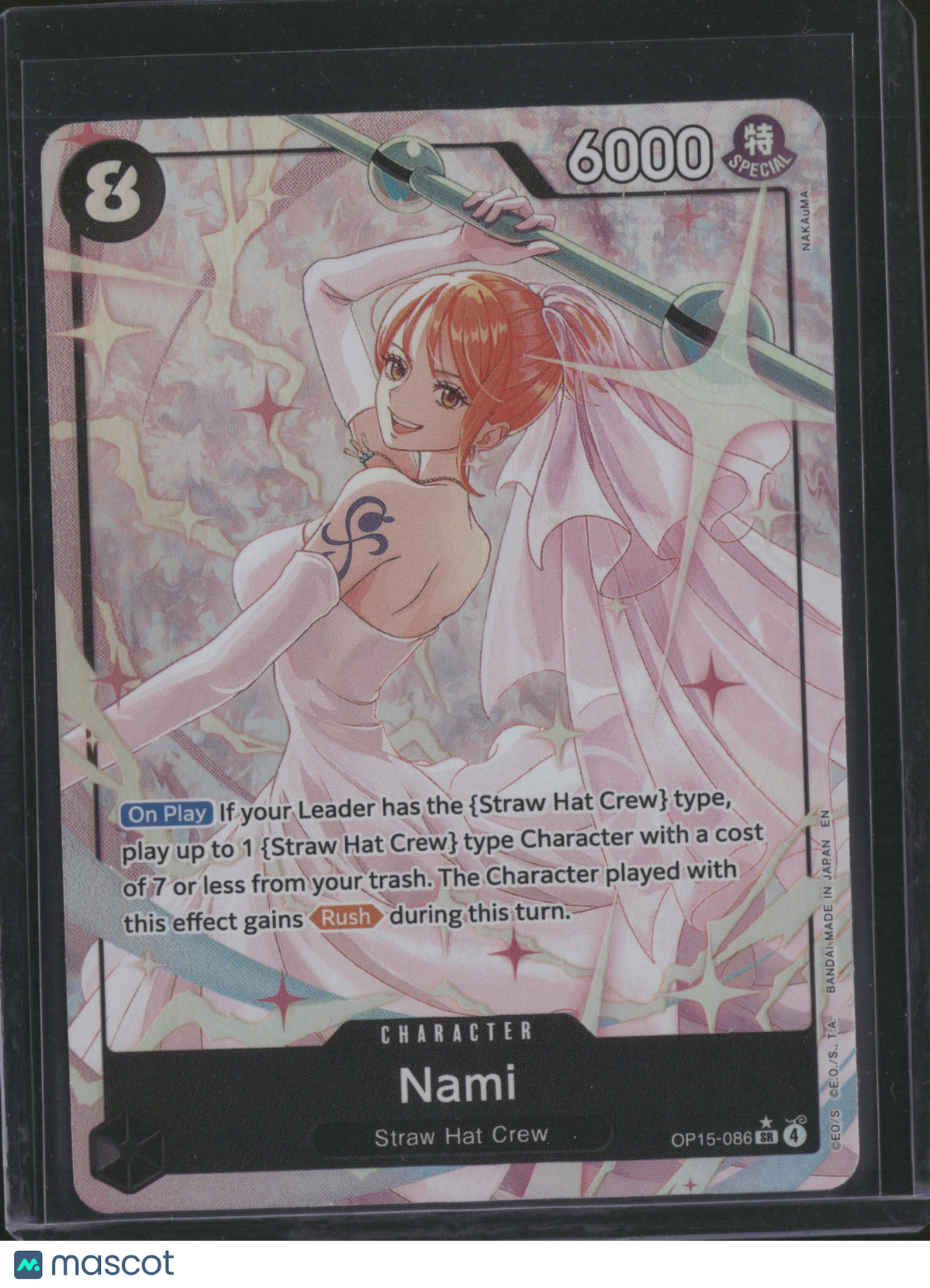 2023 One Piece Card Game Wings of the Captain Nami Holo Special Alternate Art