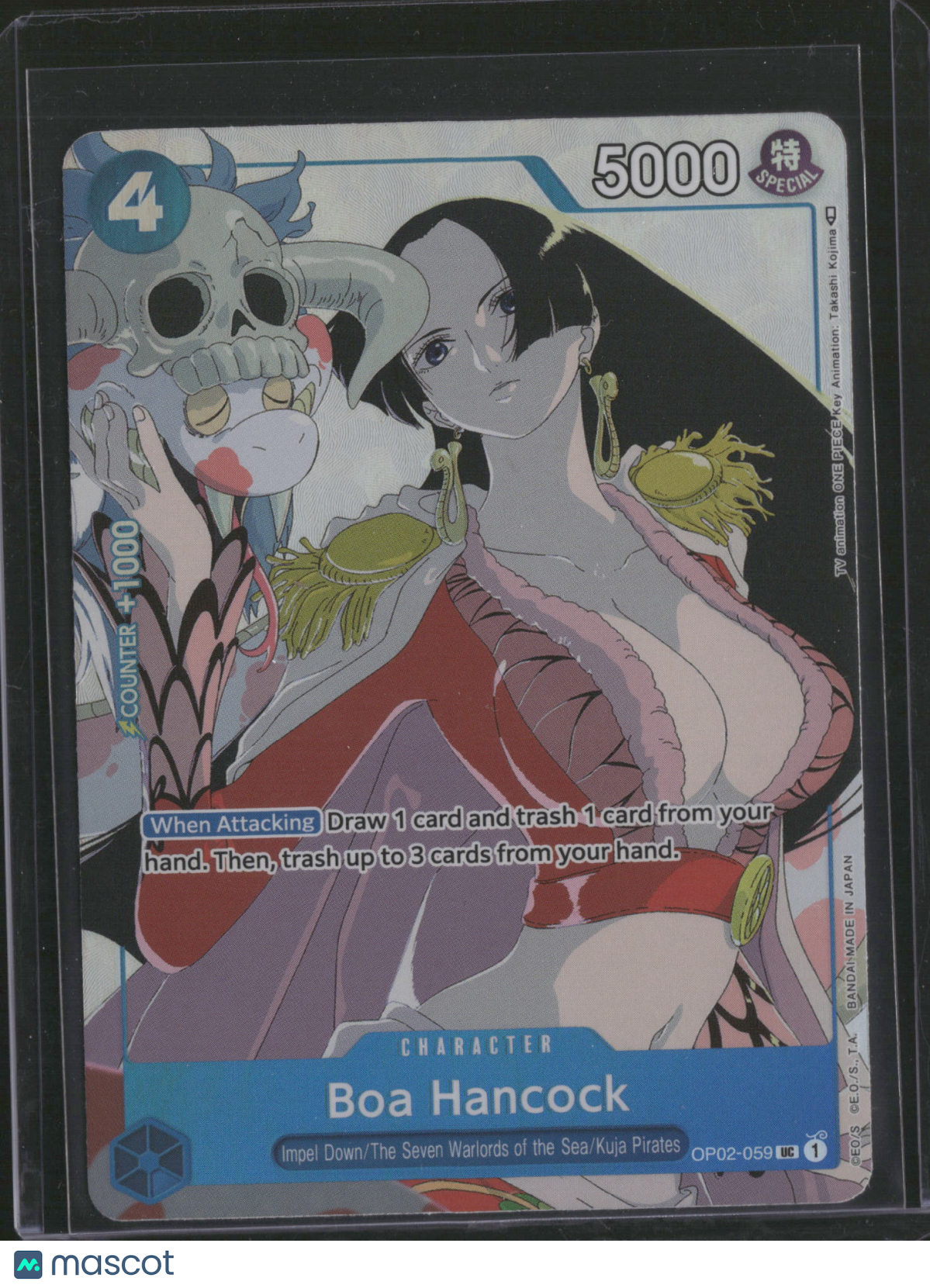 2022 One Piece Card Game Paramount War Boa Hancock Special Rare Alternate Art