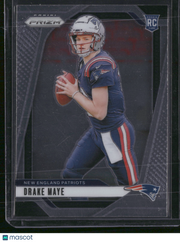 Drake Maye 2024 Panini Prizm Football #329 Black RC