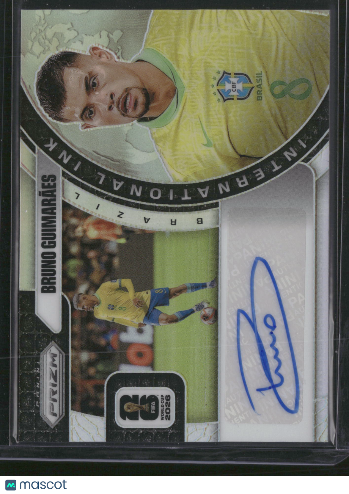 Bruno Guimarães 2026 Panini Prizm FIFA World Cup 2026 International Ink #II-BG /199