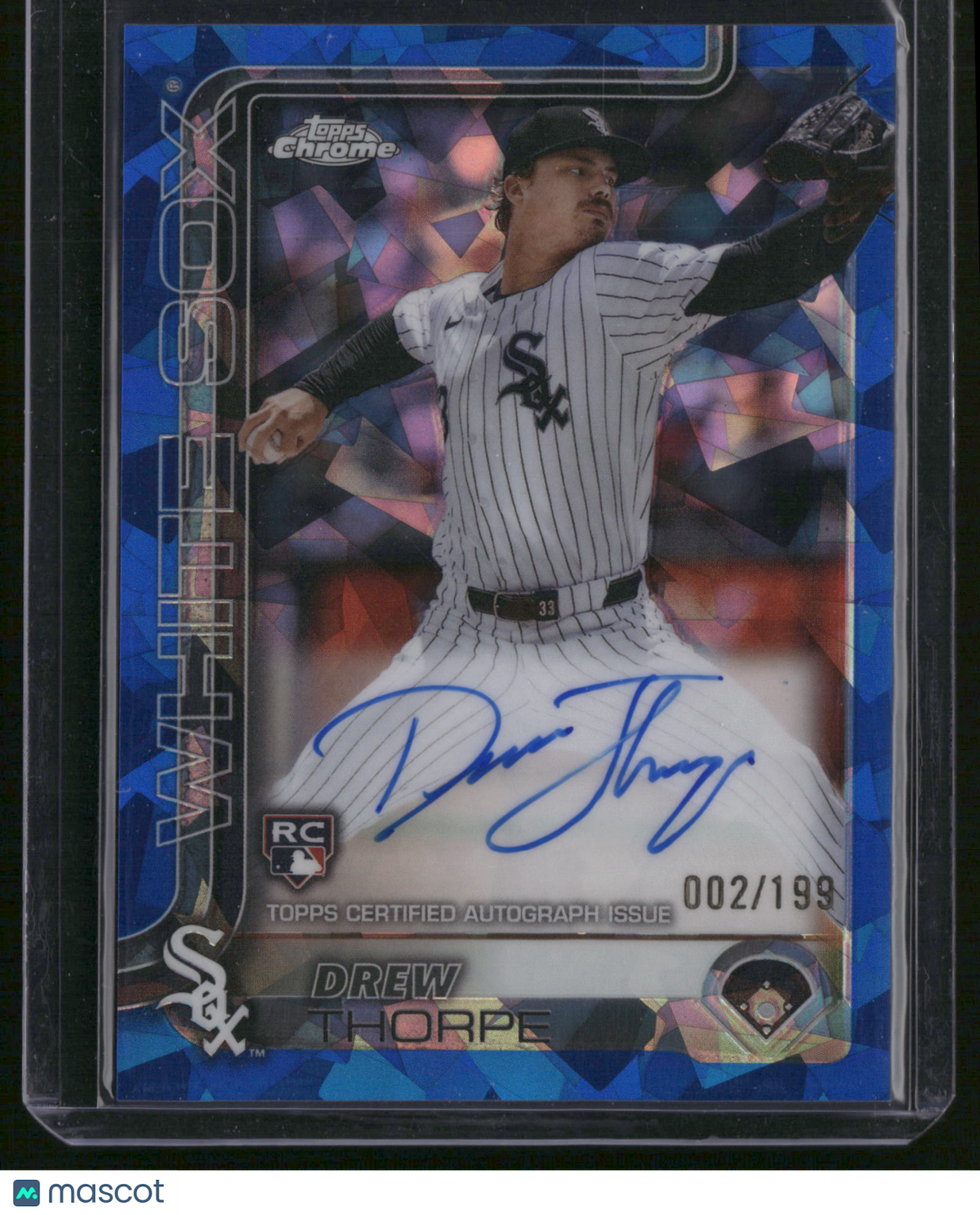 Drew Thorpe 2024 Topps Chrome #RA-DT Blue Sapphire /199 RC