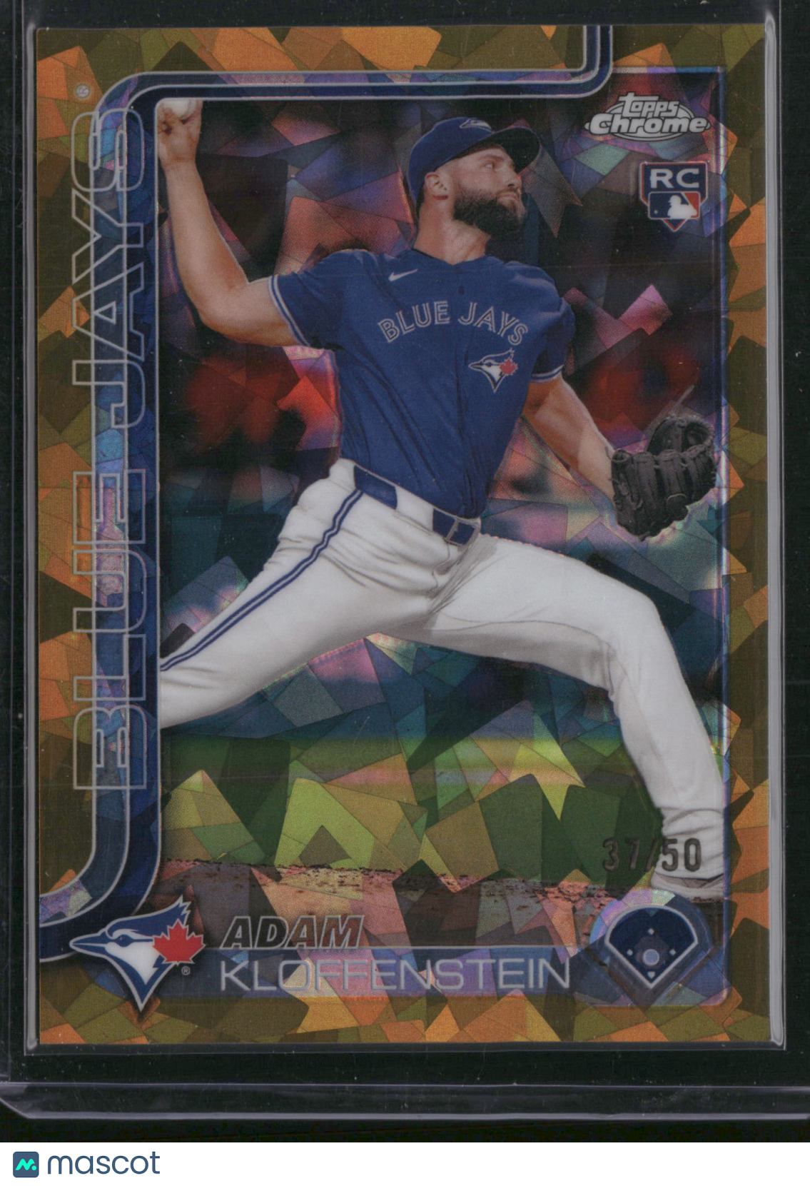 Adam Kloffenstein 2025 Topps Chrome Sapphire Edition #47 /50 RC
